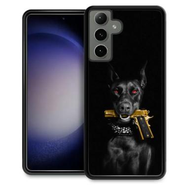 Imagem de TnXee Capa compatível com Samsung Galaxy S24, capa protetora antiderrapante e à prova de choque para meninos/meninas, borracha de silicone macio + capa traseira rígida de policarbonato compatível com