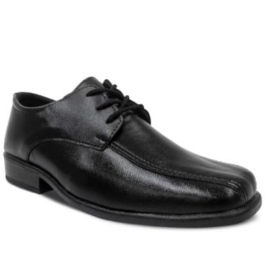 Imagem de Sapato Social Infantil Menino N°28ao36 Casamento 26.02J (Preto, BR, Criança de 9 a 12 anos, Numérico, 34)