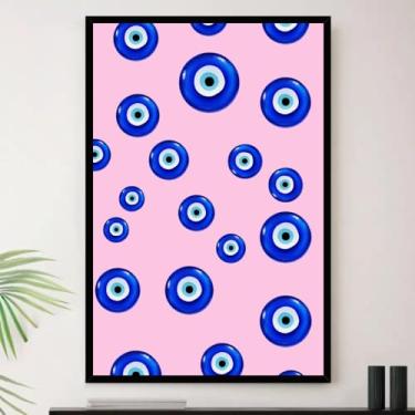 Imagem de Genérico, Quadro Olho Grego Delicado Feminino Decorativo A3 35x45cm