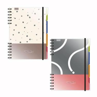 Imagem de Caderno espiral capa dura médio 80 folhas Prime Office - Redoma