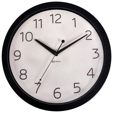 Imagem de Relógio De Parede Herweg Ref: 6733-034 Preto Alumínio