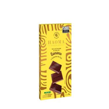 Imagem de Chocolate ao Leite Banana Castanha Haoma 75g