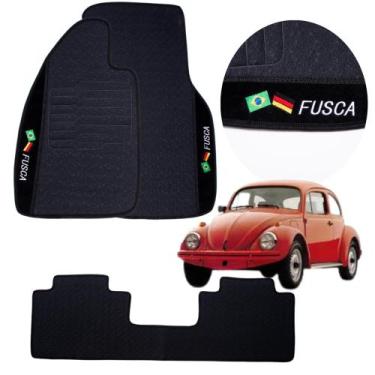 Imagem de Jogo De Tapete Específico Para Fusca Anos 51 A 96 Personalizado Imperm