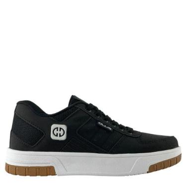 Imagem de Tênis Ollie Masculino Casual Skate Style ETERNITY 2, Preto, 37