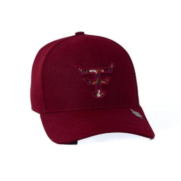 Imagem de Bone Texas Farm - Tf496 - Vermelho Bordo Único-Unissex