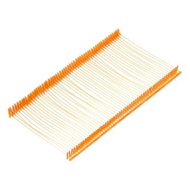 Imagem de uxcell 5000 peças de prendedores de pistola de etiquetagem padrão 50 mm pinos de farpas etiqueta de plástico para pistola de etiquetagem de preços, etiquetas de roupas acessórios de arma para tecido