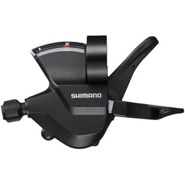 Imagem de SHIMANO Câmbio de bicicleta de montanha Rapidfire Plus de 2 velocidades - SL-M315-L - Pod esquerdo - ESLM3152LB