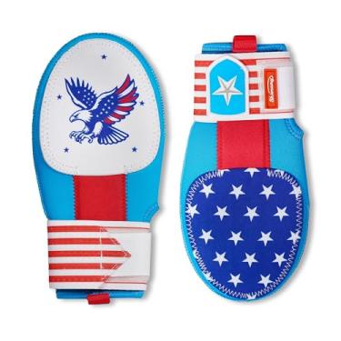 Imagem de Luva deslizante de beisebol/softball, proteção ajustável para pulso e mão, tamanhos para jovens e adultos, design frente e verso dos EUA