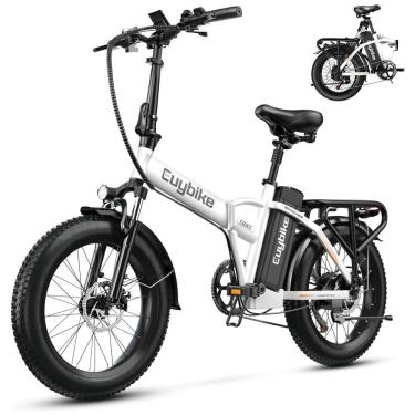 Imagem de Bicicleta Elétrica Dobrável bluebiko F6B com Motor Brushless 750W (Pico 1000W), Bateria Removível 48V 20Ah, Freios a Disco Duplos e Sistema