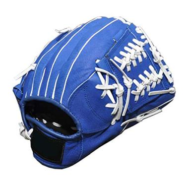 Imagem de Luva de beisebol e softball desportiva, luva de beisebol para crianças e jovens, luvas de beisebol de pele de vaca para interior e exterior