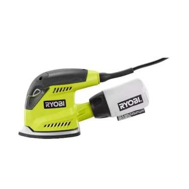 Imagem de Lixadeira de canto RYOBI 1.2 Amp com fio 5,5 pol. com saco de pó e est