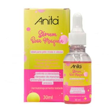 Imagem de Sérum Rosa Mosqueta  Anita com Ácido Hialurônico Previne Rugas e Clare