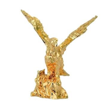 Imagem de Baoblaze Estátua de águia, decoração de mesa, artesanato, decoração para casa, coleção de escultura de resina, estatueta de animal para escritório, quarto, Style C