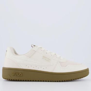 Imagem de Tênis Fila ACD Classic Feminino Bege e Marrom, 36
