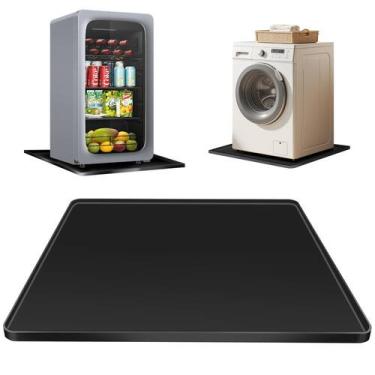 Imagem de Tapete de silicone para mini geladeira TolanBBT 51x51x1,5 cm resistent