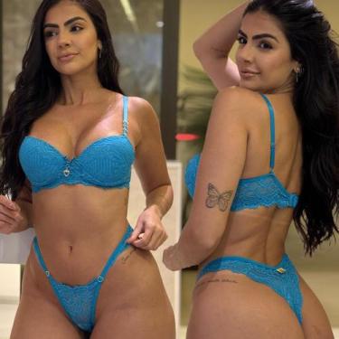 Imagem de Lingerie Sensual Feminina Romântica Sexy Delicada Rendada - Like4you, 