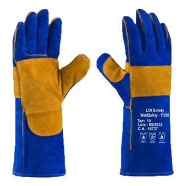 Imagem de Luva Térmica De Proteção Para Soldador Alta Temperatura C.a - NoBrand