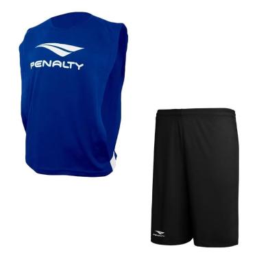 Imagem de Kit Penalty Futebol Colete + Calção Masculino