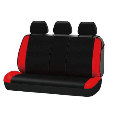 Imagem de Capas de assento de carro Flying Banner Rear Bench Neoprene Red