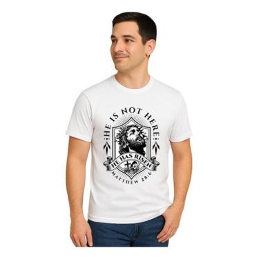 Imagem de Camiseta Masculina Algodão Fé Religião Gospel Cristã Oferta - Evangéli