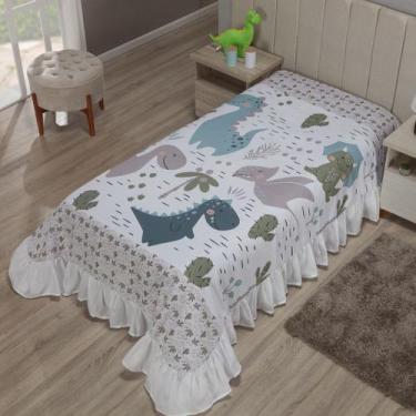 Imagem de Colcha Cobre Leito Solteiro Infantil Avulsa 1,70 X 2,30 Decoração, Qua