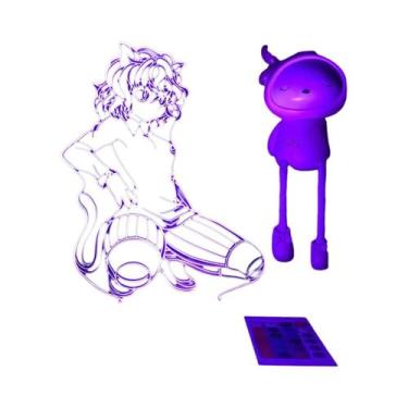 Imagem de Luz Noturna LED 3D Sensor De Toque Hisoka Hunter X Hunter Para Criança