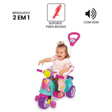 Imagem de Triciclo Avespa Maral Pink Passeio e Pedal, Pink