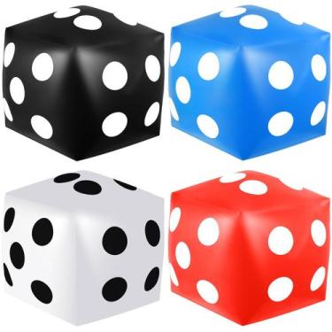 Imagem de Jogo inflável de dados Mototo Jumbo 32cm, interior e exterior, 4 unida