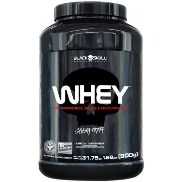Imagem de WHEY PROTEIN BLACK SKULL - 900G (WPI, WPC, WPH)