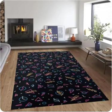 Imagem de Tapete De Arcade Tapete De Boliche Tapete De Sala De Jogos Tapete De Carta Do Jogador Tapete Decorativo De Quarto De Casa Moderno, 80×120cm