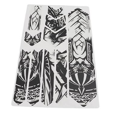 Imagem de Acouto Adesivos Protetores de Mountain Bike 3D Conjunto de Adesivos Protetores de Mountain Bike Decorativos Decalques de Fita para Quadro de Bicicleta (Modelo de moldura Samurai)