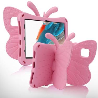 Imagem de FW Capa para Samsung Tab A9 infantil, capa borboleta para Samsung Tab A9 8,7 com suporte leve EVA Full Boby proteção contra quedas resistente à prova de choque infantil Pro capa para tablet infantil