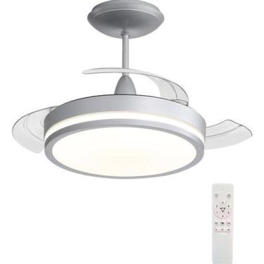 Imagem de Ventilador Teto Retratil Controle Remoto 91Cm Croma Bivolt