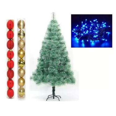 Imagem de Arvore De Natal Pinheiro Nevada 1,80 Metros 228 Galhos - lojas vm