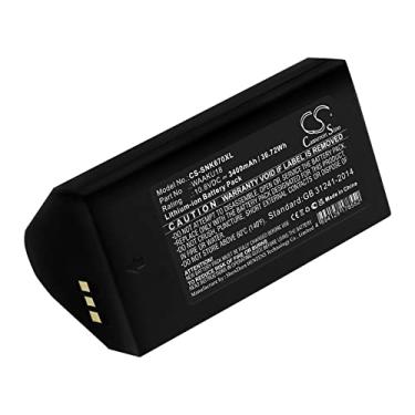 Imagem de 3400mAh Câmera térmica Bateria de substituição,Compatível com KT-560,KT-640,KT-670
