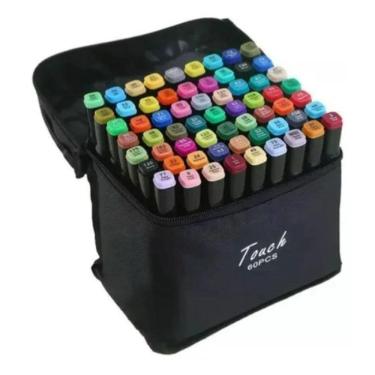 Imagem de Kit Canetinhas Marcador, Conjunto De 60 Cores