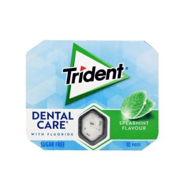 Imagem de Chiclete Trident Dental Care Fluorid Spearmint 17g - Importado