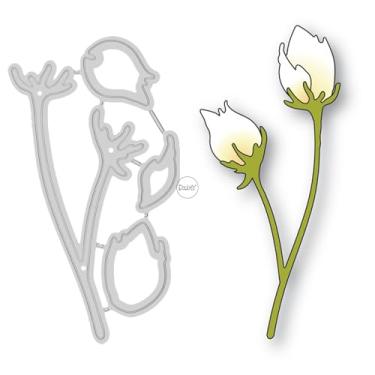 Imagem de DzIxY Conjunto de moldes de corte de metal de flores de patchwork para fazer cartões, conjunto de recortes de papel, estêncil, suprimentos, modelos de máquina