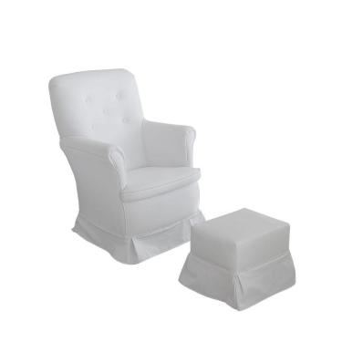 Imagem de Poltrona E Cadeira De Amamentação Fixa Sofia C- Puff