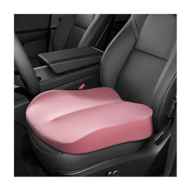 Imagem de MUQIDA Almofada de assento de carro, almofada de assento ergonômica de espuma viscoelástica confortável para alívio da dor nas costas do cóccix, almofada de carro respirável adequada para motoristas