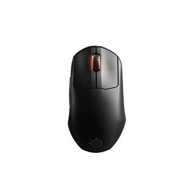 Imagem de SteelSeries Mouse para jogos Esports Mini FPS sem fio – Ultra leve – Edição Prime Mini – 5 botões programáveis – 2,4 GHz sem atraso – Bateria 100H – Sensor CPI 18K – Interruptores óticos magnéticos –