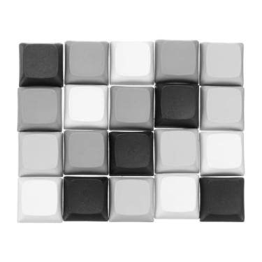 Imagem de PATIKIL PBT Keycap Set, 20Pcs Colorful Mechanical Numeric Keypads Portable Blank Keycaps for Daily Office Work Gaming Entertainment Creative Design, 4 Colors