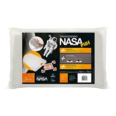Imagem de Travesseiro Viscoelástico, Nasa Plus, 50x70 cm, Fibrasca