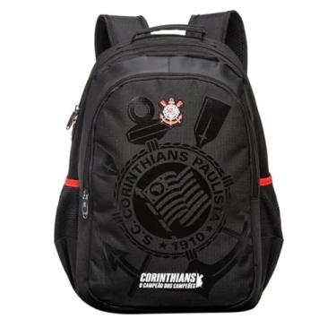 Imagem de Mochila Corinthians Esportiva Escolar Infantil Juvenil 45cm