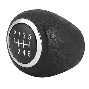 Imagem de Ailgely Cabeça do Botão de Mudança de Marcha Cruze 2008-2012 Com 5 Velocidades, 6 Velocidades Opcionais, Preto + Prata, 2,2 * 2,0 pol., 112g, Fácil de Instalar para (6 velocidades)