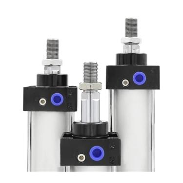 Imagem de UHFILYQBA Cilindro de ar SC32/40/50/63/80/100/125/160 mm furo pistão cilindro pneumático 25/50/75/100/200/300 mm (furo 40 mm)