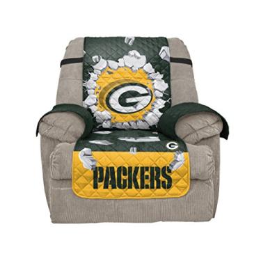 Imagem de Pegasus Sports Protetor de móveis NFL Green Bay Packers unissex Nflnfl, design explosão, verde escuro, reclinável