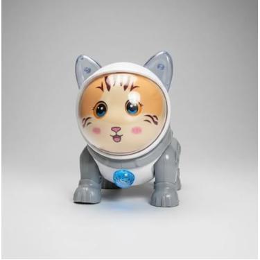 Imagem de Brinquedo Interativo Infantil Tigre ou Gato com Luz, Som, Movimento e Vapor nas Costas – Anda Sozinho e Super Divertido (Gato)