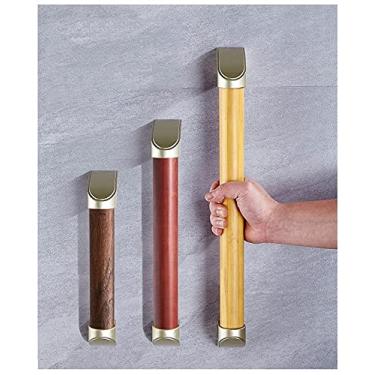 Imagem de LUOFDCLDDD Barra de apoio de segurança feita de fraxinus mandshurica sólida, base de liga de zinco, barra de equilíbrio de chuveiro, antiderrapante e antiqueda, adequada para escadas de banheiro e