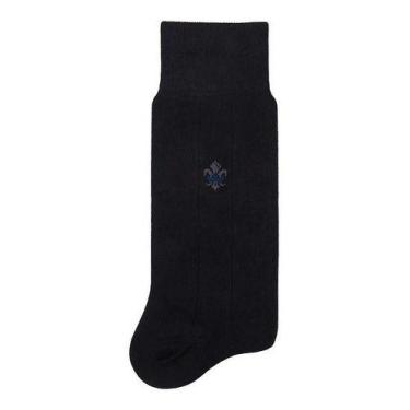 Imagem de 12 Pares Meia Masculina Social Grosso Estilo Elegante Lã - oem